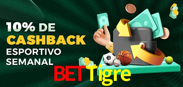 10% de bônus de cashback na BeTTigre